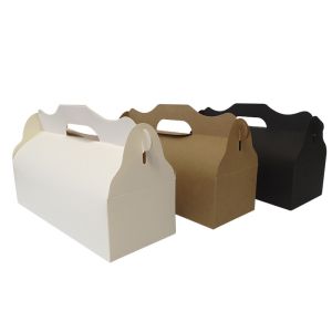 Quality Recycled Rectangular Empty Takeaway Cookie Biscuit Packaging Boxes for sale