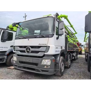 Used 2019 Zoomlion ZLJ5440THBBE 56m Truck-Mounted Concrete Pump with Z-Shape 5