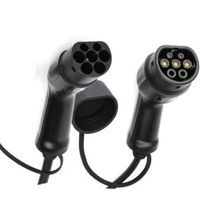 32A 3 Phase 22kw Type 2 To Type 2 EV Cable IEC 62196-2 TPU Jacket Mode 3 EV