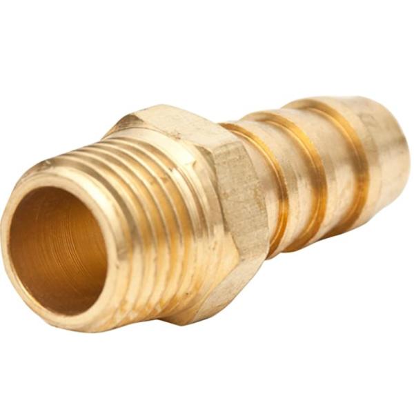 Male 1/4 Inch NPT X 3/8 Inch hose Brass Tube Fitting