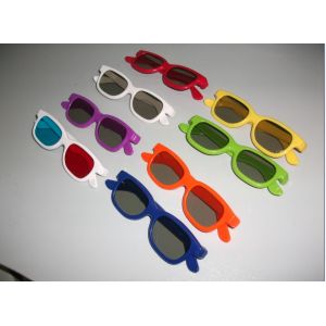 Reald Compatible Plastic Circular Polarized 3D Glasses With 0.26mm Lenses
