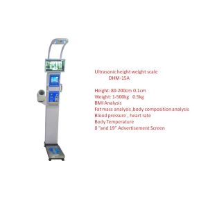 China Iron Material Medical Height And Weight Scales With Fat Mass Analysis And Blood Pressure Monitor on sale