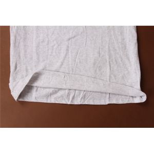 Round Collar Grey Cotton T Shirts 100% Cotton Cute Couple Matching Outfits