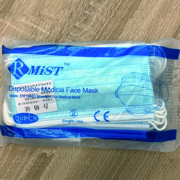 Buy Ppe OEM Disposable Medical Surgical Face Mask Ear Wearing at wholesale prices