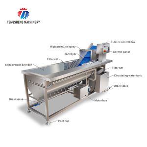 180KG Multifunctional vegetable washing machine eddy current washing machine