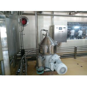 Industrial Continuous Disc Centrifuge Separator 1500L / H For Spirulina