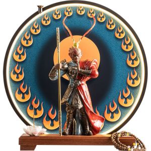 Indoor Decor Sculpture Electric Incense Burner with LED Light and Customized