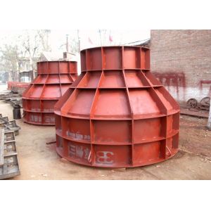 Y Shape Steel Beam Pier Steel Formwork , Bridge Pier Formwork Customized Color