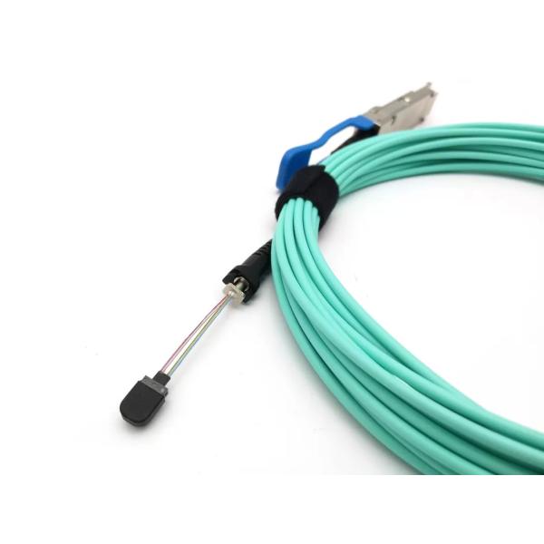 OM3 QSFP+ To QSFP + AOC Active Optical Cable 12.3 GHz
