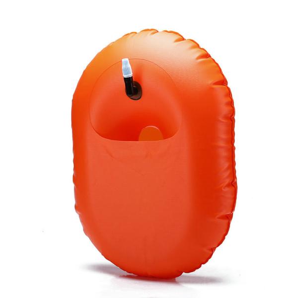 Custom color Inflatable PVC Swimming Tow Float Survival Outdoor Ocean Pack swim buoy Waterproof Dry Bag