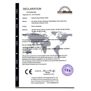 Shenzhen Huge Creation Technology Limited Certifications