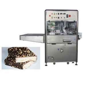 China Pure Chocolate Enrober With Tube Type Exchanger And Cooling Tunnel on sale