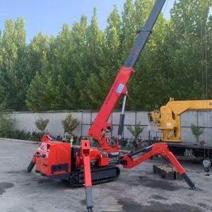 3 Ton Lifting Capacity Electric And Diesel Power Spider Crane For Narrow Space