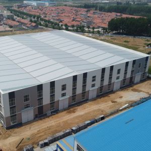Prefab Steel Structure Warehouse with 50-Year Lifespan