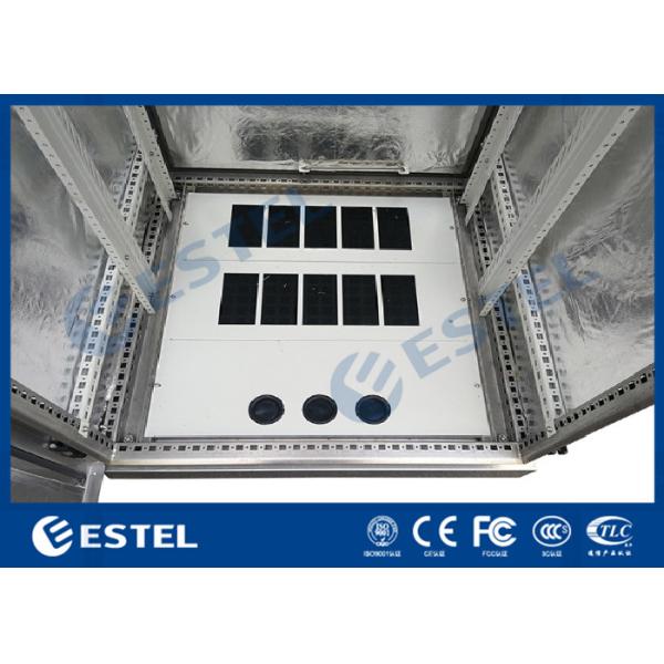 19" Rack IP55 Galvanized Steel Outdoor Telecom Cabinet