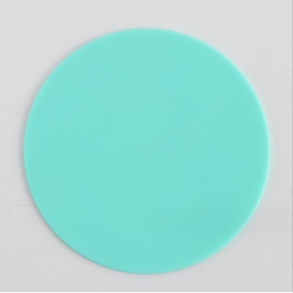 Hotel Coaster with Bottle Opener Round Shape Soft Rubber Material Fire Paint Seal Pad