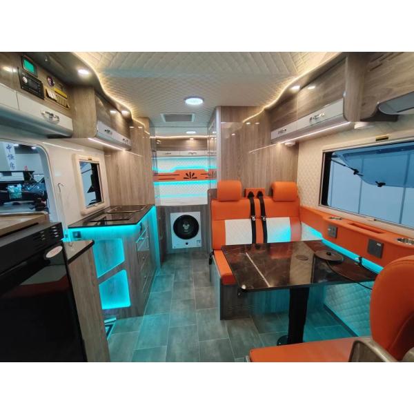 Rv Caravan Yuejin S500 Model C Motorhome With Sleeping Capacity For 4-6 People - CLW OE NO