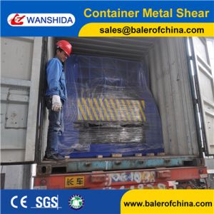 WANSHIDA Waste Scrap Steel Container Metal Shear Cutting Machine China