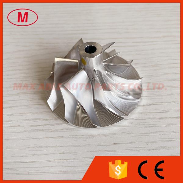 HT18 14411-62T00 43.80/63.00mm 6+6 blades Turbocharger milling/aluminum 2618/billet compressor wheel