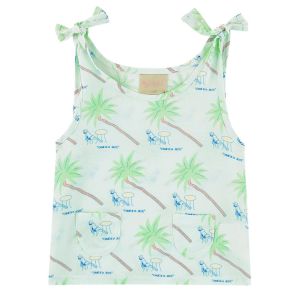 Summer Boutique Infant Lovely Printed Vest and Dress Baby Girls Clothing Sets