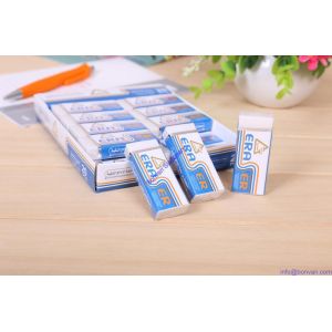 Quality hot selling paper wrapped office stationery eraser,stationary eraser for sale