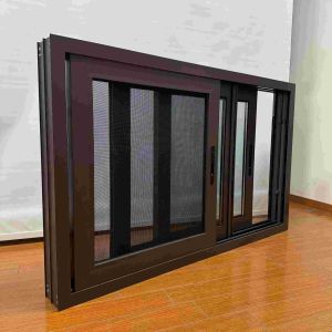 Customized Double Glazed Heat Insulation Aluminum Sliding Windows With Lockable