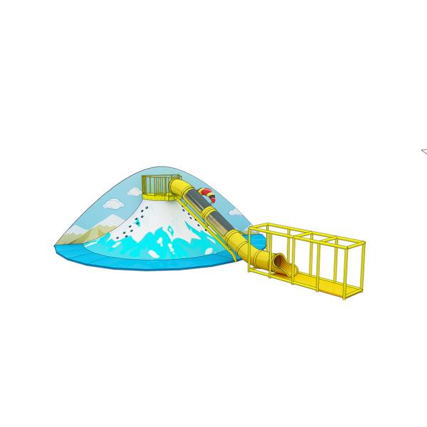 Volcano Climbing Slide for Playgrounds Indoor Outdoor Use