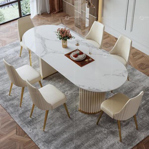 Home Brushed SS Dining Chairs Collection Sophisticated Armless