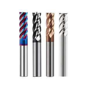 Quality Wholesale Four Blade Four Slot Metal Milling Cutters for Metal CNC Machining 45° for sale