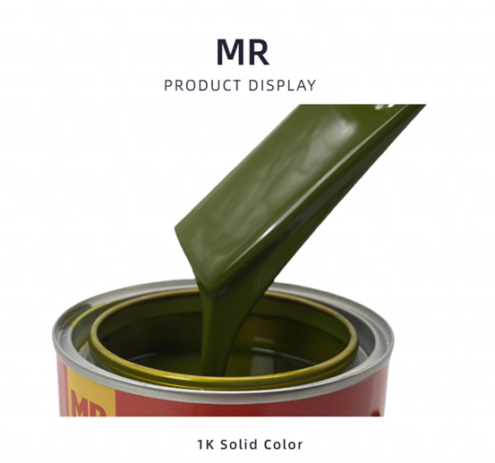 M121 1K Aquamarine Car Paint High Hardness Blue Green Metallic Auto Paint