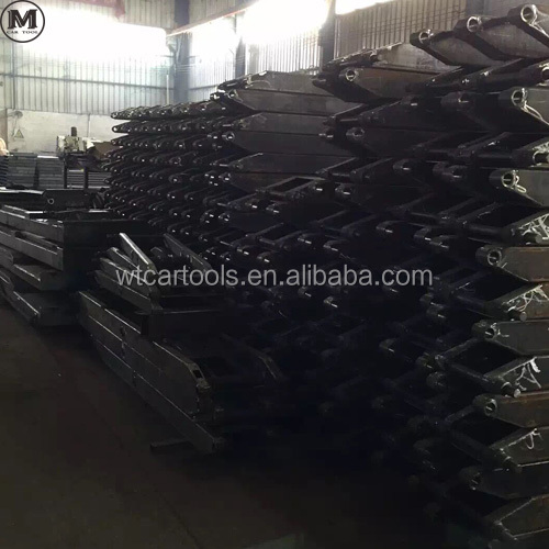 61"/1550mm Platform Length 3 Tons Portable Car Lift With Double Cylinder