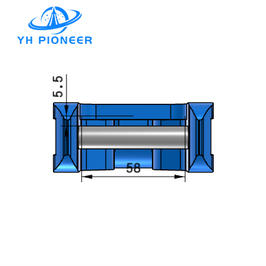 Low Friction Seamless Case Conveyor Chain With Cold Rolled Stainless Steel Axles