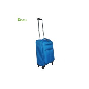 Super Light Trolley Soft Sided Luggage with Fashion Panel
