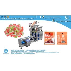 Dog foods packaging machine automatically counting and packing in pouch