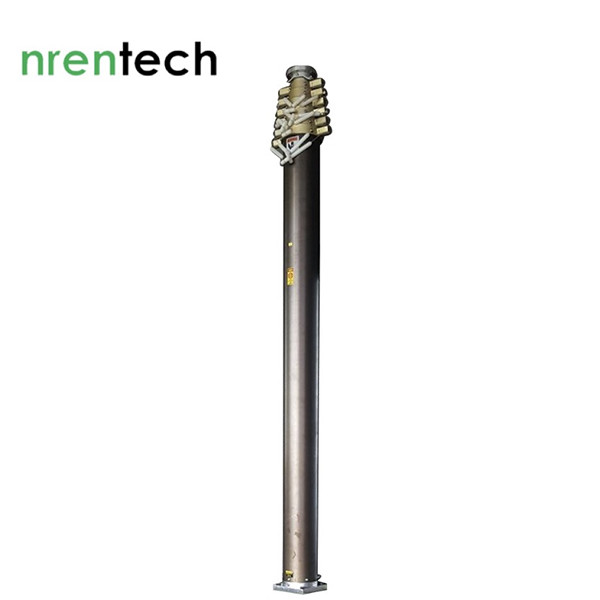 15m lockable pneumatic telescopic mast 200kg payloads NR-2750-15000-200L