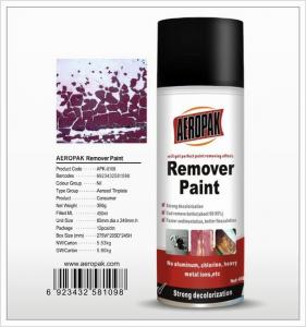 China Aeropak Paint Remove Spray 400ml Tinplate can For Metal glass wood on sale
