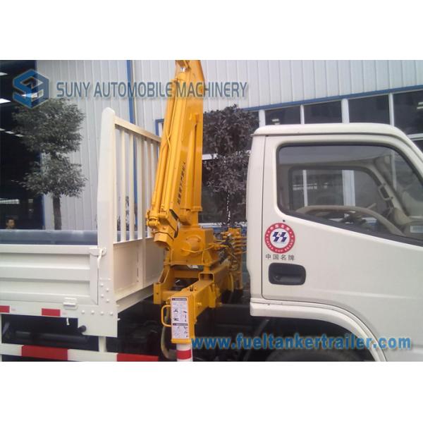 Knuckle Boom 1 Ton Crane Mounted Truck 4230mm Max Working Radius