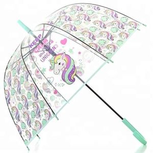 Fashion Auto Open Transparent Dome Umbrella Outdoor Weddings Windproof
