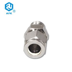 NPT Connector Union SS316 Screwed Tube Fittings 8mm 3000PSI