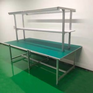 ESD Workbench 240x120x185cm Aluminium Profile Assembly Table