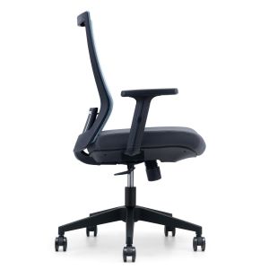 Modern Design Style Fabric Mid-back Mesh Office Executive Chair with 2D Arm