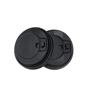 Environment Protection Biodegradable PLA Coffee Cup Lid Non Plastic Strawless