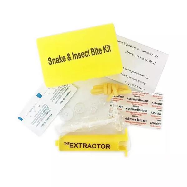 Snake Bee Spider Bite First Aid Kit Venom Extractor Suction Pump Medical Emergency Survival Supplies