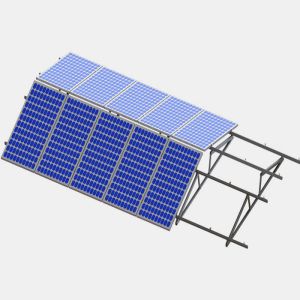 Ground Mounting Galvanized Q235B Q345B On Off Grid Solar Panel Brackets