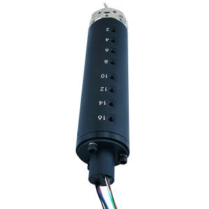 Pneumatic Slip Ring with 16 Air Channels and 13 Signal Channels for 4-6mm