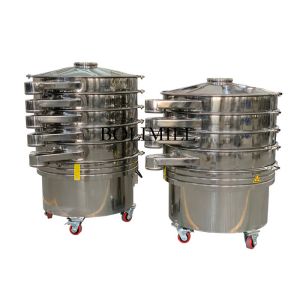 Round Grading Powder CE GMP 2000kg/H Vibro Sieve Machine