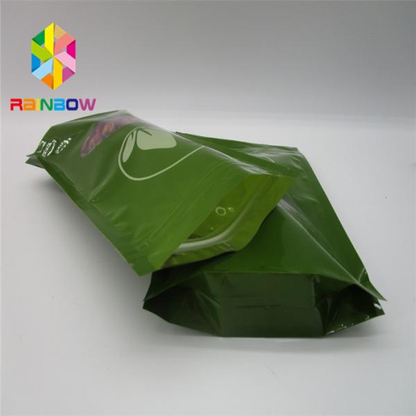 Custom Plastic Aluminium Foil Stand Up Pouches With Window
