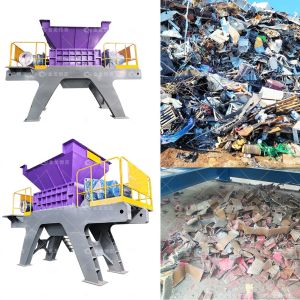 90 kW Power 20100 kg Weight Metal Shredder with 9CrSi/D2/SKD-11 Blades for Scrap