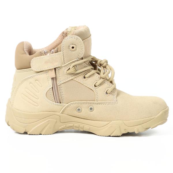 Buy Breathable Waterproof Low Cut Tactical Boots With Zipper Oil Resistant at wholesale prices