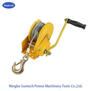 Quality Newart 1200Lb Hand Anchor Winch With Friction Brake Cable Winch Puller for sale